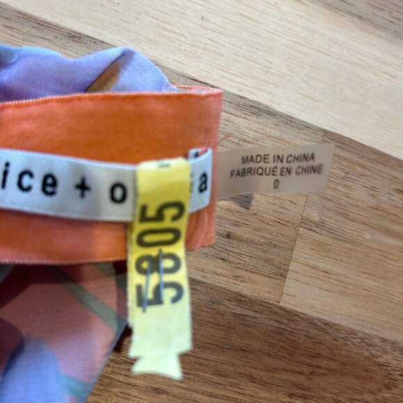 Alice + Olivia Athena Wide Leg Pant High Rise (SIZE 0) - Picture 9 of 10